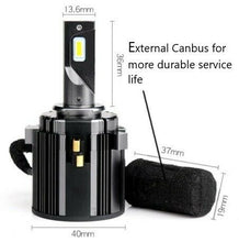 Load image into Gallery viewer, 2X Heavy Duty H7 LED Headlight bulbs for VW Sharan &Touran (some models) *