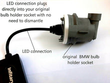 Load image into Gallery viewer, 2X Infitary LED H7 Headlight Bulbs with LED bulb Holders for BMW E46 3 Series