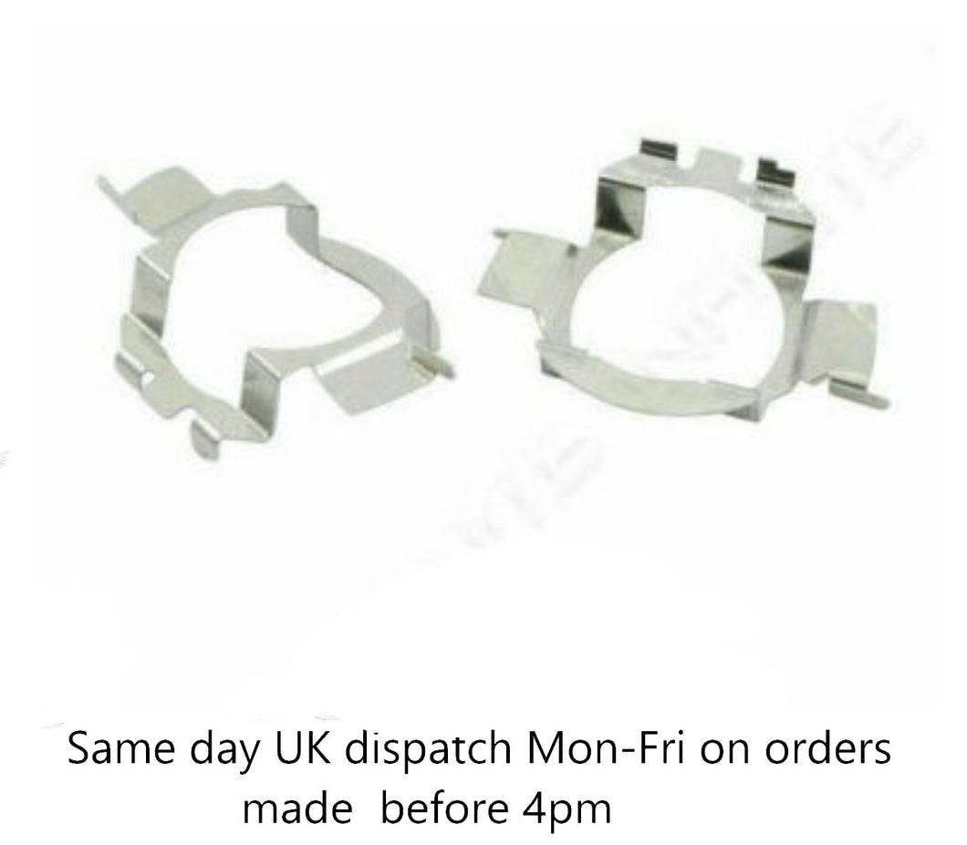 2x H7 LED Bulb Holder adapter retainer clips for BMW 1 Series F20-F21(2011-2019)