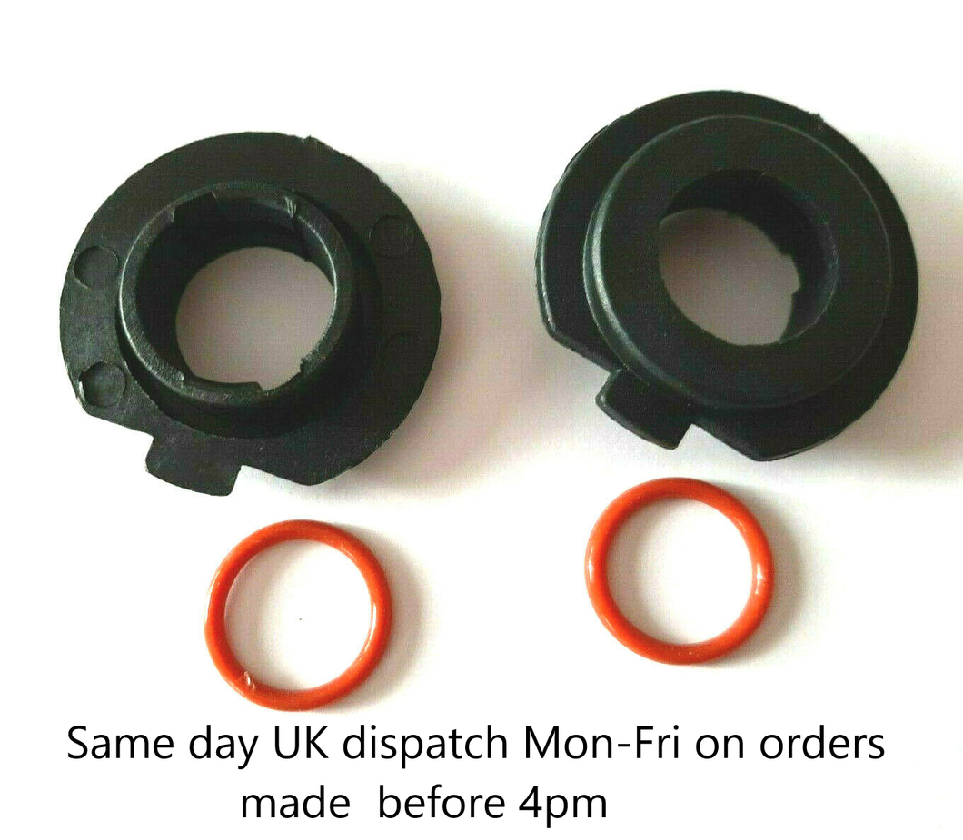 2X H7 LED Car Headlight Bulb Base Adapter Socket Retainer Holder Replacement kit